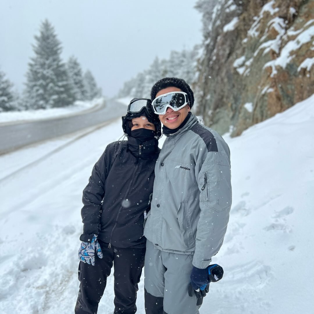 Lucas em uma viagem à neve